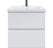 Тумба без раковины RUVANN WELLA 60 в ванную, подвесная Т.WELLA.П-60П