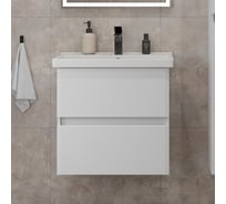 Тумба без раковины RUVANN WELLA 60 в ванную, подвесная Т.WELLA.П-60П