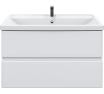 Тумба без раковины RUVANN WELLA 100 в ванную, подвесная Т.WELLA.П-100П