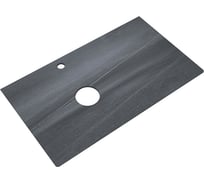 Столешница Diborg Elise 90, левая, Роверелла серый белый 79.7436