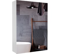 Зеркальный шкафчик 50 в ванную универсальный RUVANN З.У.Д-50