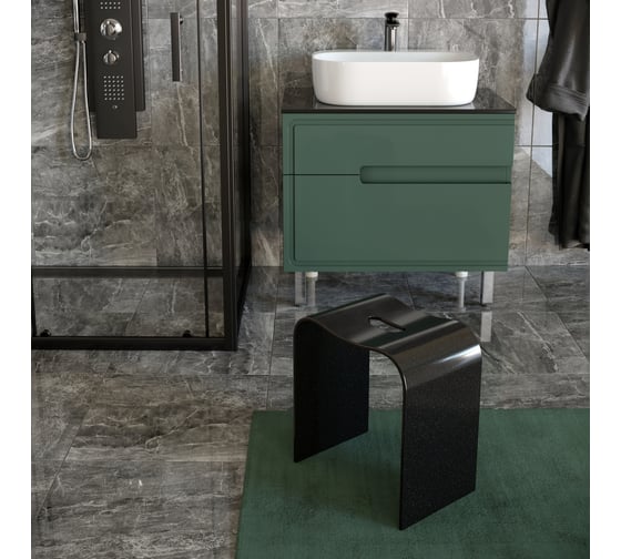 Стул для душевой кабины Taliente Sgabello черный TA-STOOL38-nero