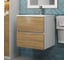 Тумба под раковину для ванной uperwood Barsa, 50 см, подвесная, белая/дуб сонома 2937205250 5