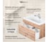 Тумба под раковину для ванной Uperwood Eva_75 см, подвесная, Крафт Табачный, выдвижной ящик 3930213465 3