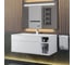 Подвесная тумба под раковину для ванной uperwood Lotus Premium 100x50x42 см, белая 39340205463 6