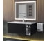 Подвесная тумба под раковину для ванной uperwood Lotus Premium 100x50x42 см, черная 39340205464 2