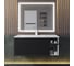 Подвесная тумба под раковину для ванной uperwood Lotus Premium 100x50x42 см, черная 39340205464 3