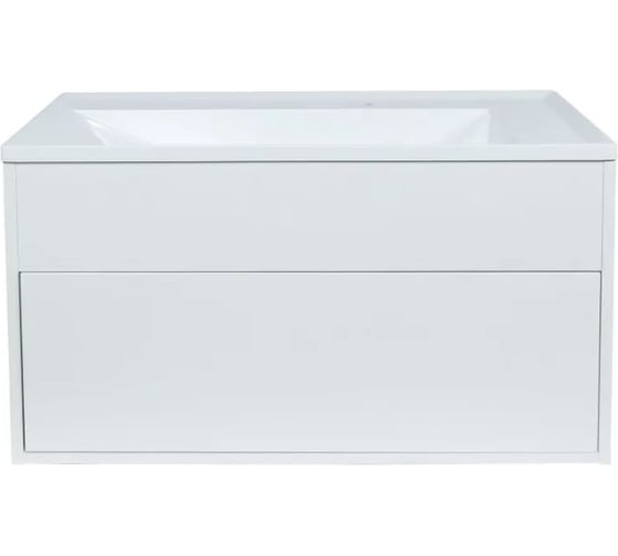 Подвесная тумба под раковину для ванной uperwood Lotus Premium 80x50x42 см, белая 39340205460