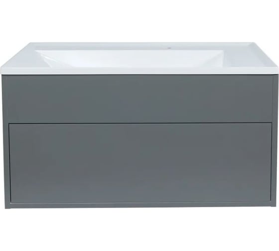 Подвесная тумба под раковину для ванной uperwood Lotus Premium 80x50x42 см, серая 39340205462