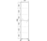 Пенал MIXLINE АССОЛЬ-35 350х2000х346 мм, ПВХ 524704 4