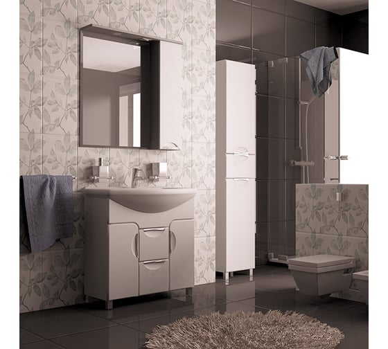 Пенал MIXLINE КАССИОПЕЯ-35 правый, 350х1860х320 мм, ПВХ 518676