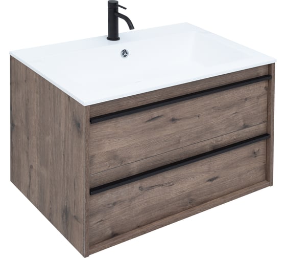 Тумба Aquanet Lino 80 Дуб Веллингтон 00253912