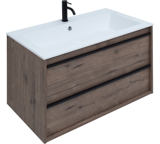 Тумба Aquanet Lino 90 Дуб Веллингтон 00253913