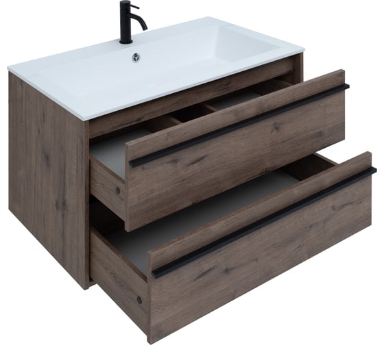 Тумба Aquanet Lino 90 Дуб Веллингтон 00253913