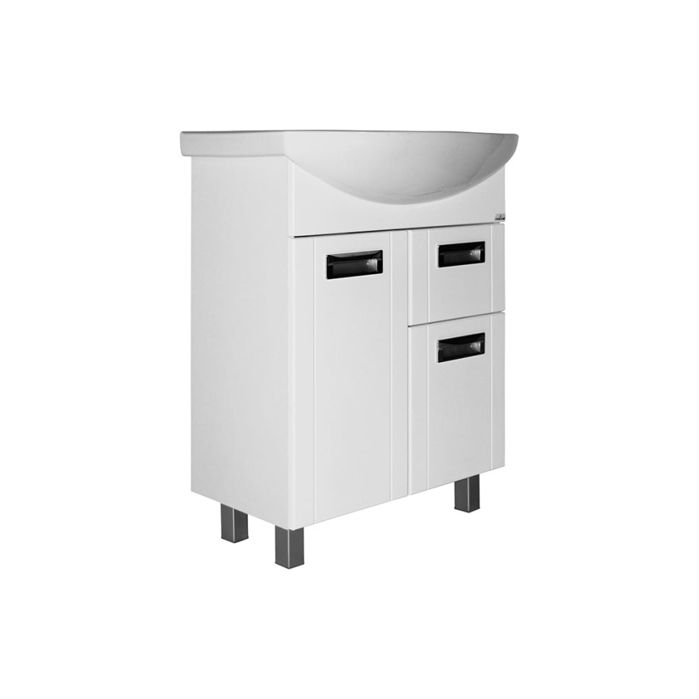 Тумба для ванной комнаты под умывальник Элеганс-65 Mixline АЛЬФА-65 ПВХ ...