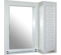 Навесной шкаф Mixline Ладога 75 зеленый, с подсветкой, ПВХ 539825