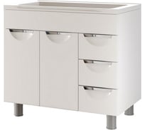 Тумба для ванной комнаты Mixline ЭТЬЕН-80 под умывальник Elen-80/Laura-80 ПВХ-фасад, корпус 541136