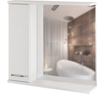 Навесной шкаф mixline АНРИ-75 левый. без подсветки, ПВХ 537419