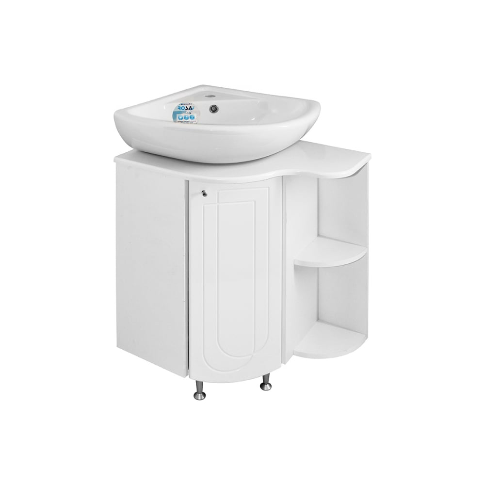 Тумба для ванной комнаты Mixline КОРНЕР правая, под умывальник Элегия ...