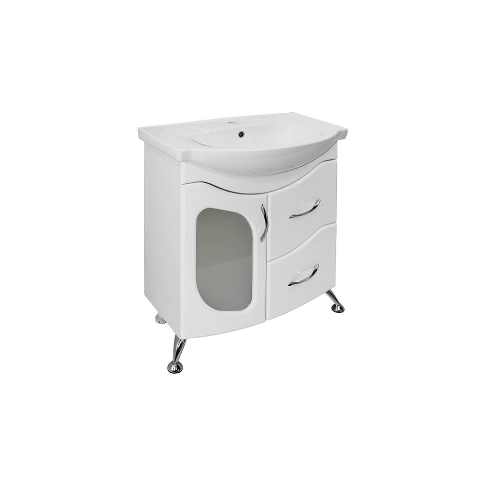 Тумба для ванной комнаты mixline АССОЛЬ-75 под умывальник Элеганс-75 ...