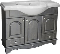 Тумба для ванной комнаты Mixline ПРОВАНС-105 черный, под умывальник Классик -105 Kirovit 539609