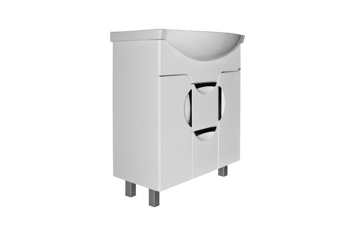 Тумба для ванной комнаты Mixline КАССИОПЕЯ-75 под умывальник Элеганс-75 ...