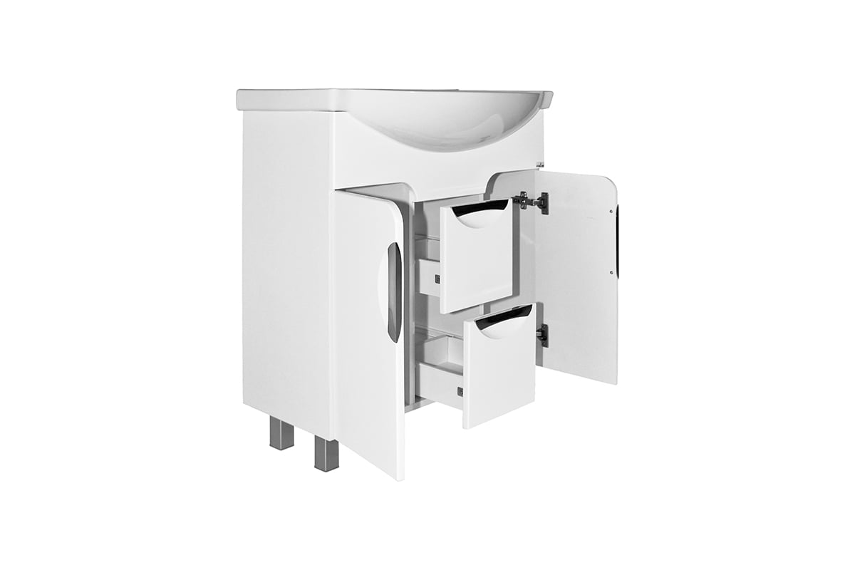 Тумба для ванной комнаты Mixline КАССИОПЕЯ-75 под умывальник Элеганс-75 ...