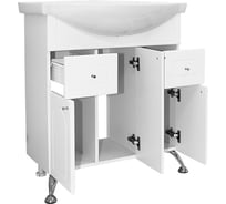 Тумба для ванной комнаты Mixline НЕПТУН-75 под умывальник Элеганс-75 ПВХ 529560