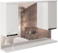 Навесной шкаф Mixline ЭТЬЕН-100 универсальный, с подсветкой, ПВХ 540871