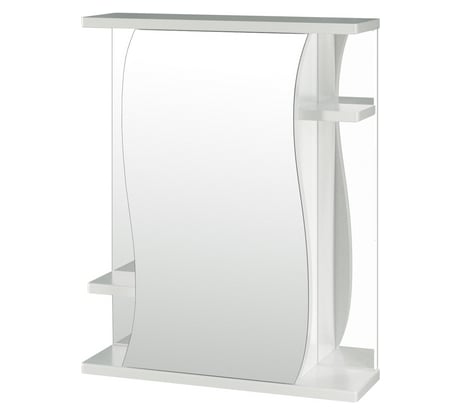 Навесной шкаф Mixline Классик-55 левый, без подсветки, ПВХ 525512