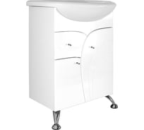 Тумба для ванной комнаты mixline МАДЛЕН-55 под умывальник Уют-55 ПВХ 523164