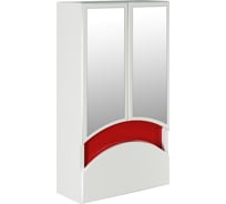 Навесной шкаф Mixline РАДУГА-46 красный, без подсветки 522475