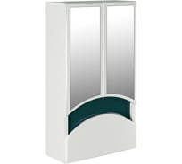 Навесной шкаф Mixline РАДУГА-46 зелёный, без подсветки 522474