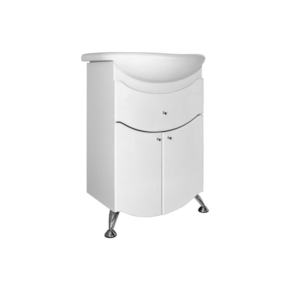 Тумба для ванной комнаты Mixline ВОЛНА-50 под умывальник Уют-50 ПВХ ...