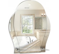 Зеркало mixline Медео 470х575 с полкой 525465