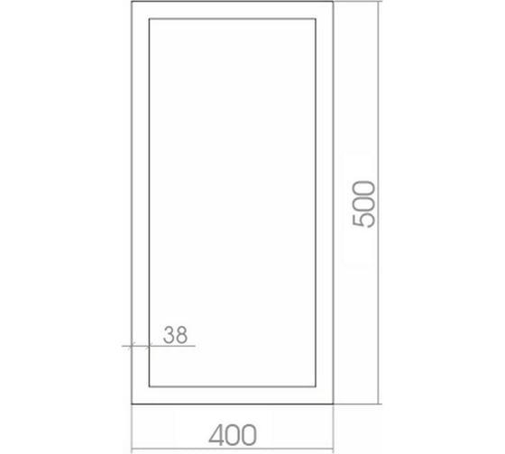 Зеркало mixline Мелодия 400х500 537411