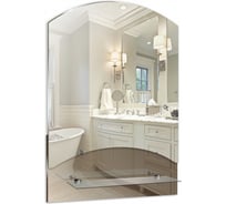 Зеркало mixline Меркурий 450х650 с полкой 525476