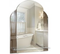 Зеркало mixline Прохлада 550х735 с полкой 525375