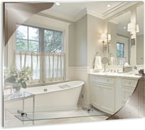 Зеркало mixline Лотос 590х500 с полкой 525003