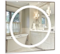 Зеркало mixline Меридиан 700х700 светодиодная подсветка 529386