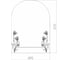 Зеркало Mixline Букет 495x670 мм., с полкой 525459 2