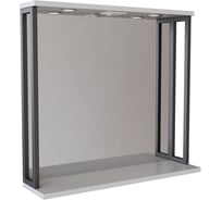 Зеркало Mixline БРУКЛИН 80 белый, с подсветкой 543941