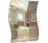 Зеркало Mixline Баунти 540x740 мм., 2 полки 525394
