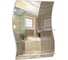 Зеркало Mixline Баунти 540x740 мм., 2 полки 525394 1