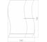 Зеркало Mixline Баунти 540x740 мм., 2 полки 525394 2