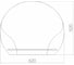 Зеркало Mixline Арена 620x520 мм., с полкой 525391 2