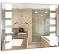 Зеркало Mixline Блюз 800x600 мм, светодиодная подсветка, фацет 525408