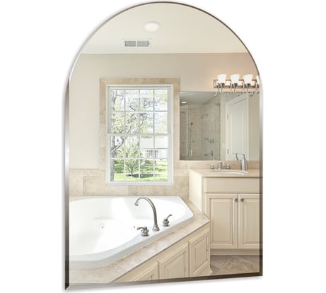 Зеркало MIXLINE "Аркада" 490х670 (ШВ) б/полки с фацетом 525419