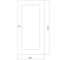 Зеркало Mixline Бук 500x950 525442 2