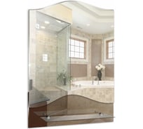 Зеркало Mixline Вираж 450x650 мм., с полкой 525478